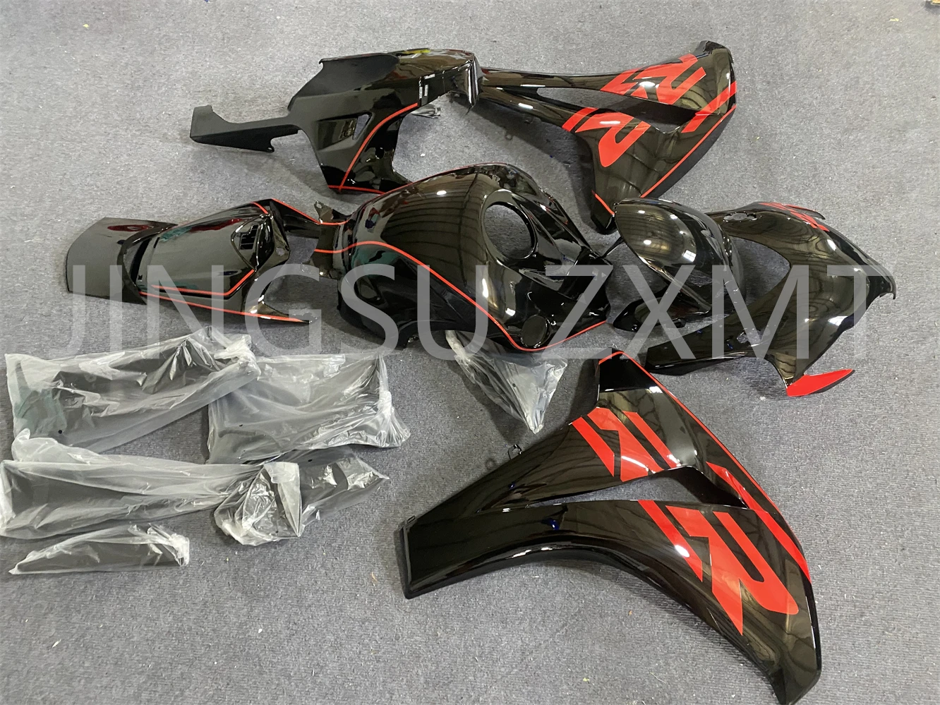 Motorcycle ABS fairing kit for Honda CBR1000RR CBR1000 08 09 10 11 2008 2009 2010 2011 Red black