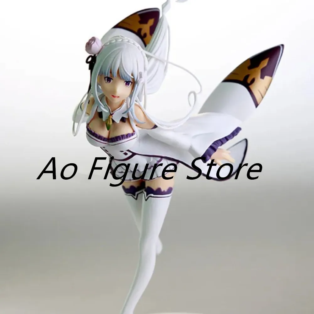 Emilia Re: Life a Different World from Zero Rem Re Zero Sexy Girls Action Figure Japanese Anime Adult Action Figures Toys Anime