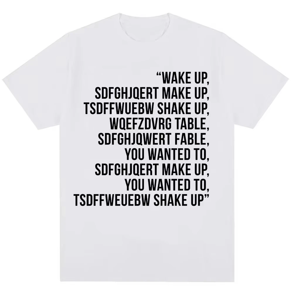 Wake Up System of A Down Chop Suey T Shirts Men Women Fashion Rock Band Hip Hop Vintage T-shirt Casual Cotton T Shirts Hip Hop