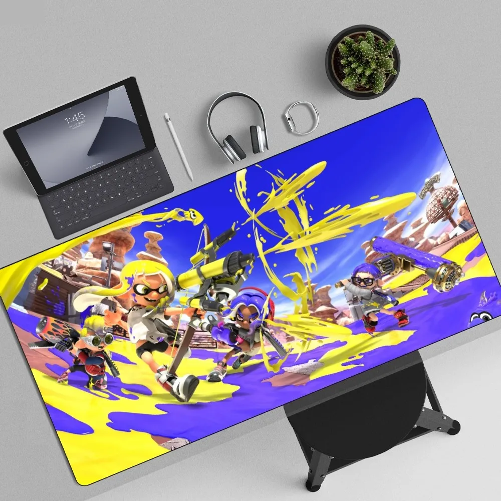 Splatoon 3 Mousepad Mousepad Non-slip Lockedge Office Student Gaming Thickened Large Writing Pad Cushion