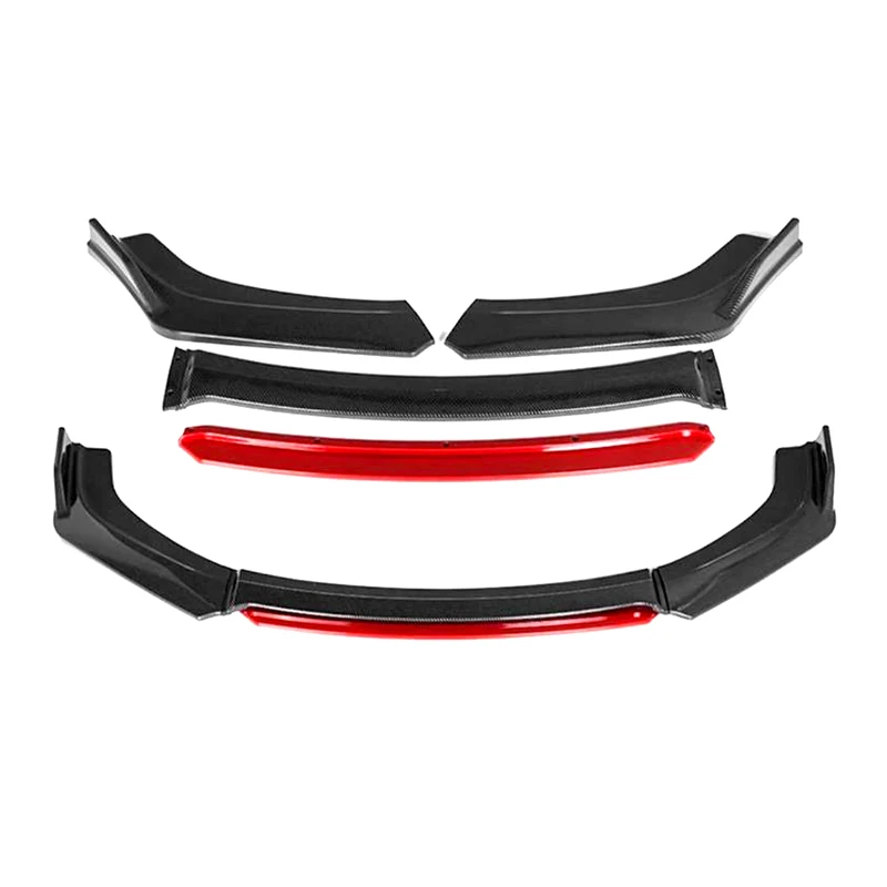 For Hyundai Tucson Front Bumper Split Lip Body Kit Spoiler Diffuser Deflector 2015-23 High Quality Sports Modification Accessory