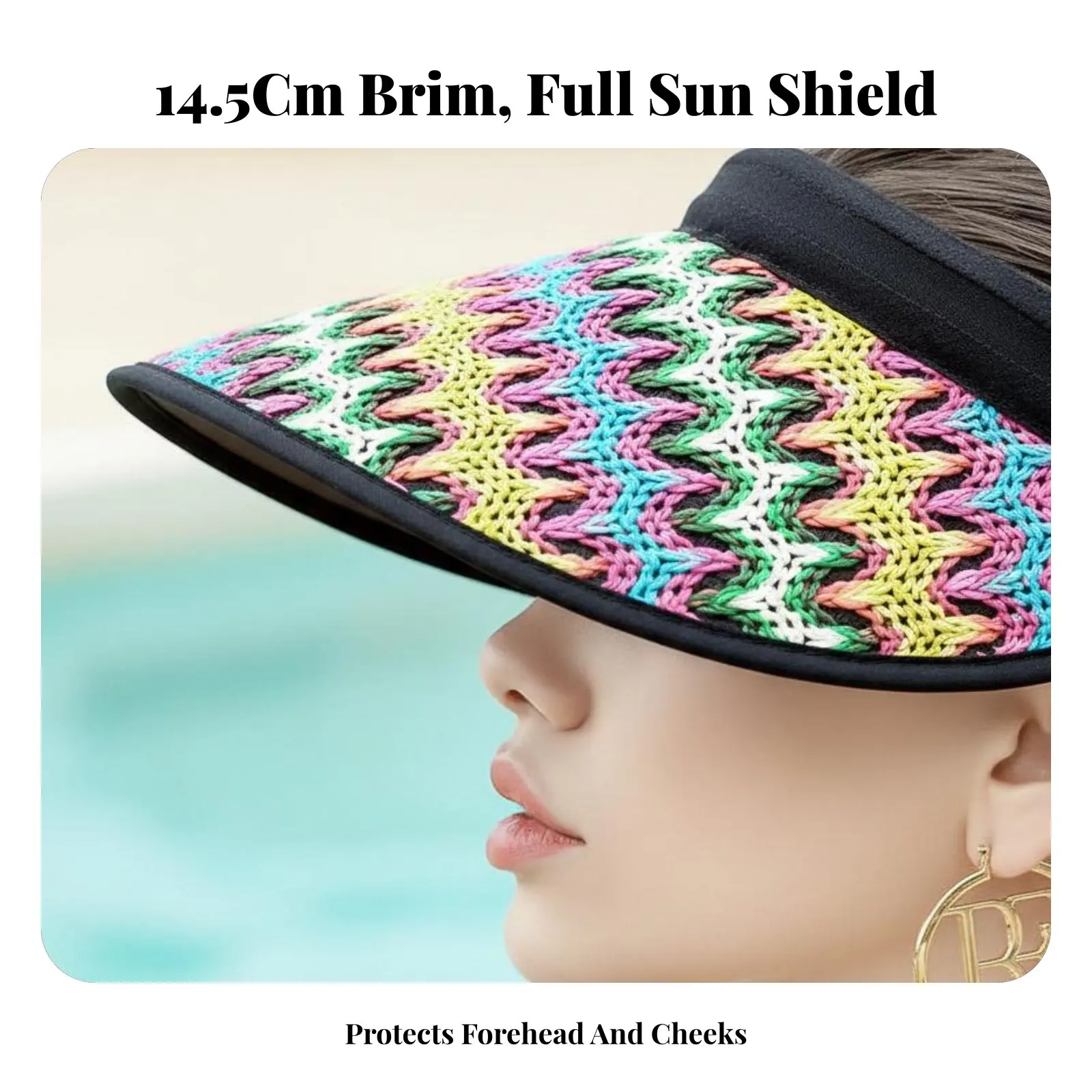 

Holiday Series Sun Hat, Wide Brim Protection, Stylish, 2025 New, Women's Sun Protection Hat