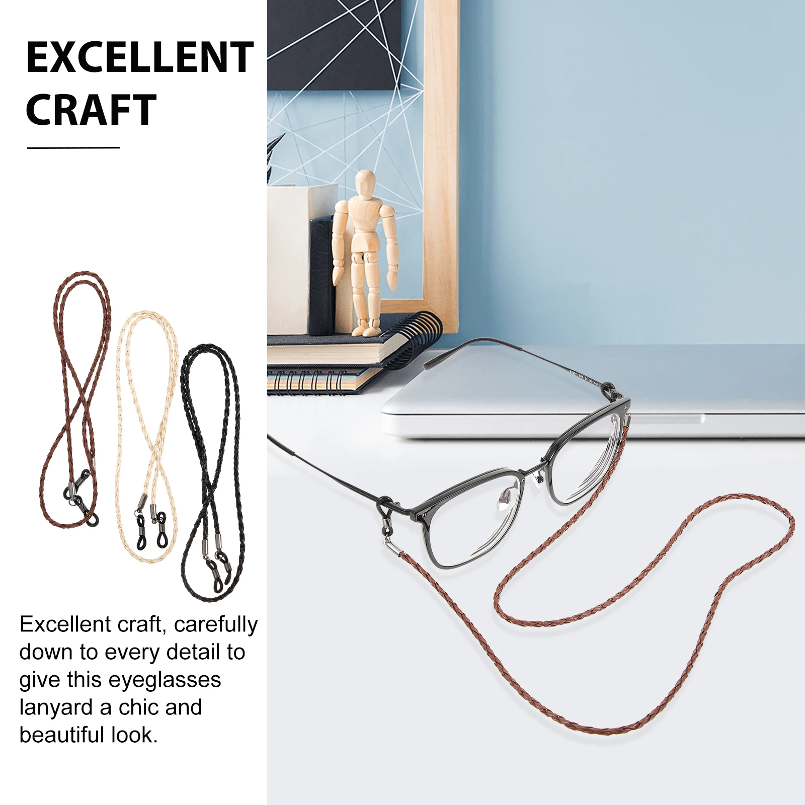 

3pcs Holders Lanyards Eyeglass Straps Anti-Lost Retainer For Sunglasses Reading Glasses Sport Eyewear Outdoor Travel Glasses