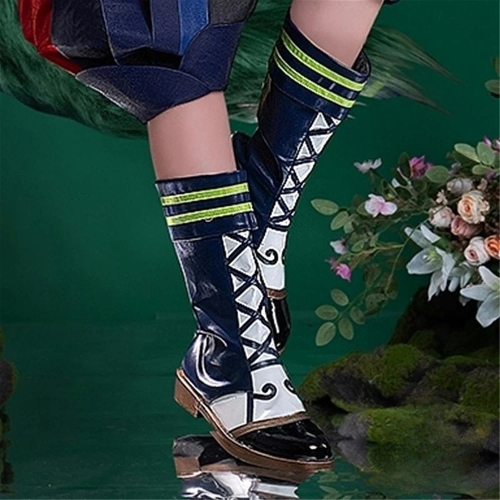 Tênis Tighnari Cosplay, Botas Genshin Impact Game