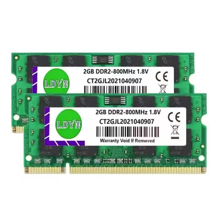 DDR2 2GB 667/800MHz 1.8V Laptop RAM SODIMM 200PIN