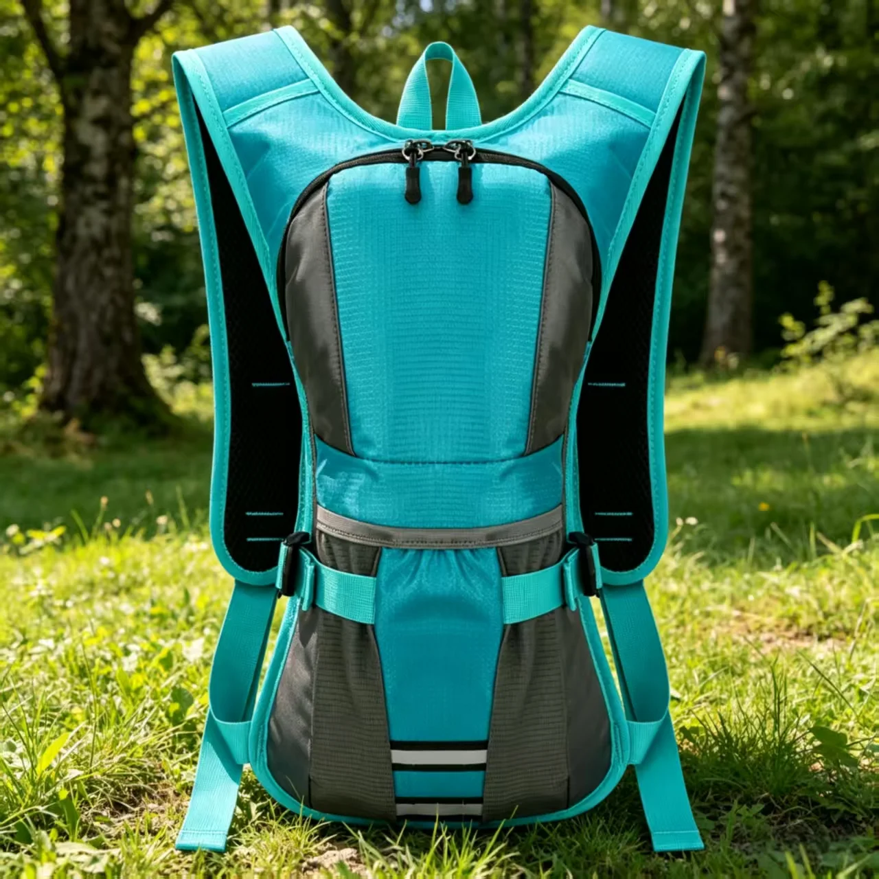 Mochila de Trail Running para Hombre y Mujer, Accesorios Deportivos, Mini Mochila de Trekking de Malla, Impermeable, Ultraligera, Bolsa de Hidratación