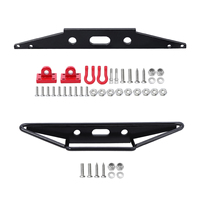 Metal Rear Bumper with Tow Hook for MN D90 D91 D99S MN90 MN99S 1/12 RC Car Upgrade Spare Parts Accessories