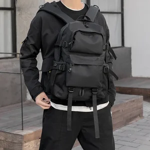 Men Backpack Men Urban Travel Backpacks Techwear Oxford Men's Cloth Portable Backpack 12 Main Sales Tech Backpack - №7