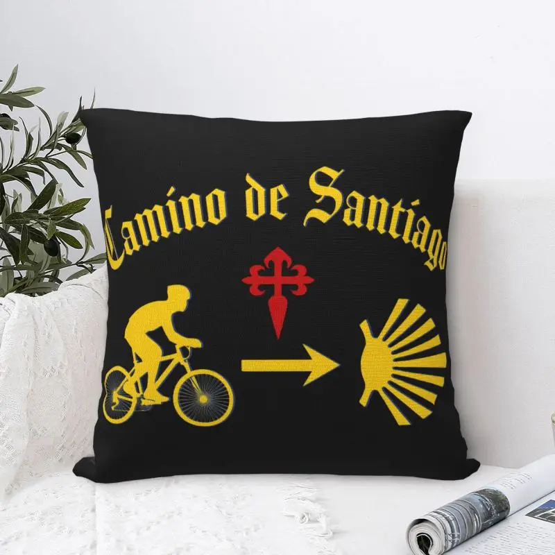 Custom Camino De Santiago Cushion Cover Soft Cute Pillows
