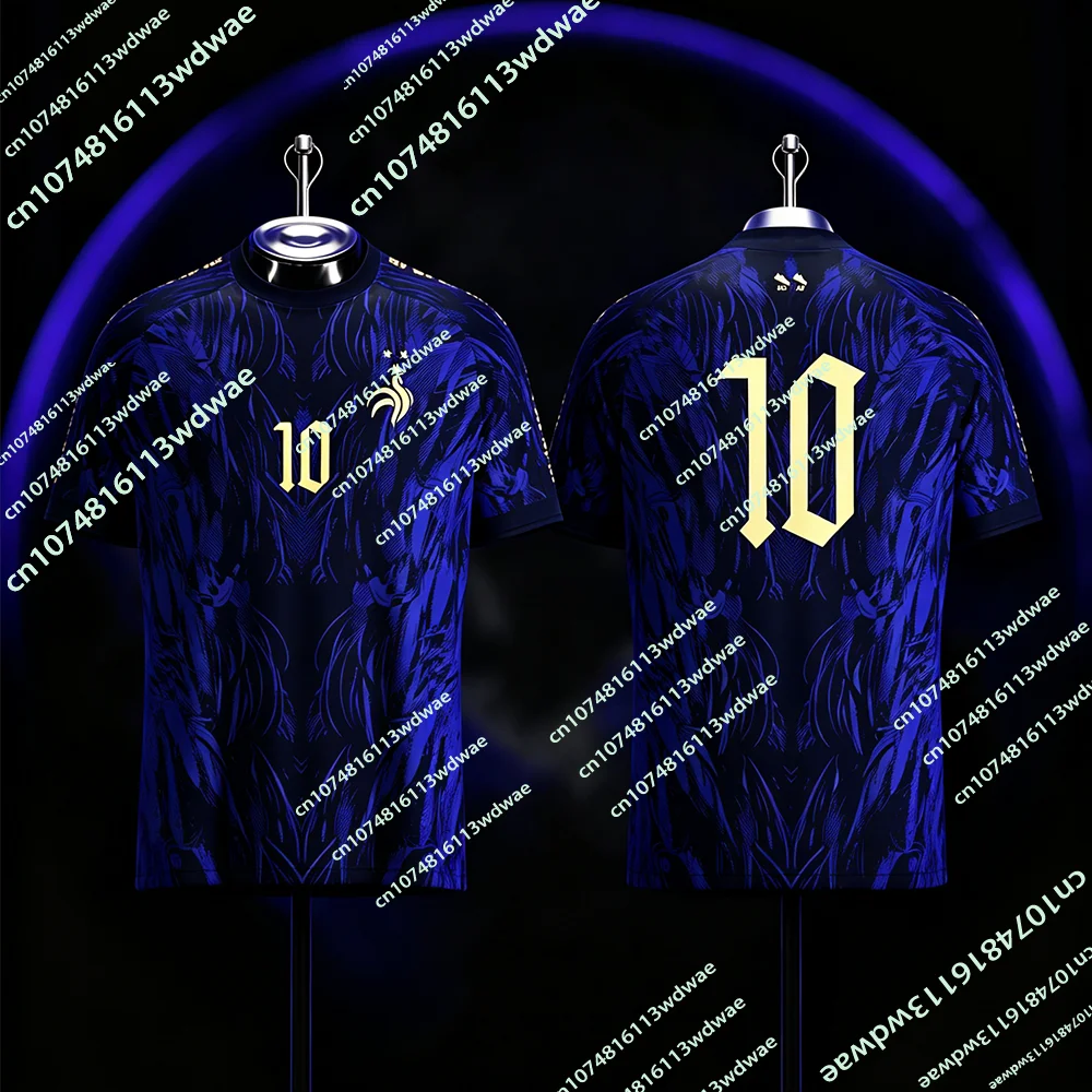 The Latest Mbappe's Golden Boots Special Football Jersey Mens 3D Print KID Breathable Quick-dry Family Fans Footy Jersey