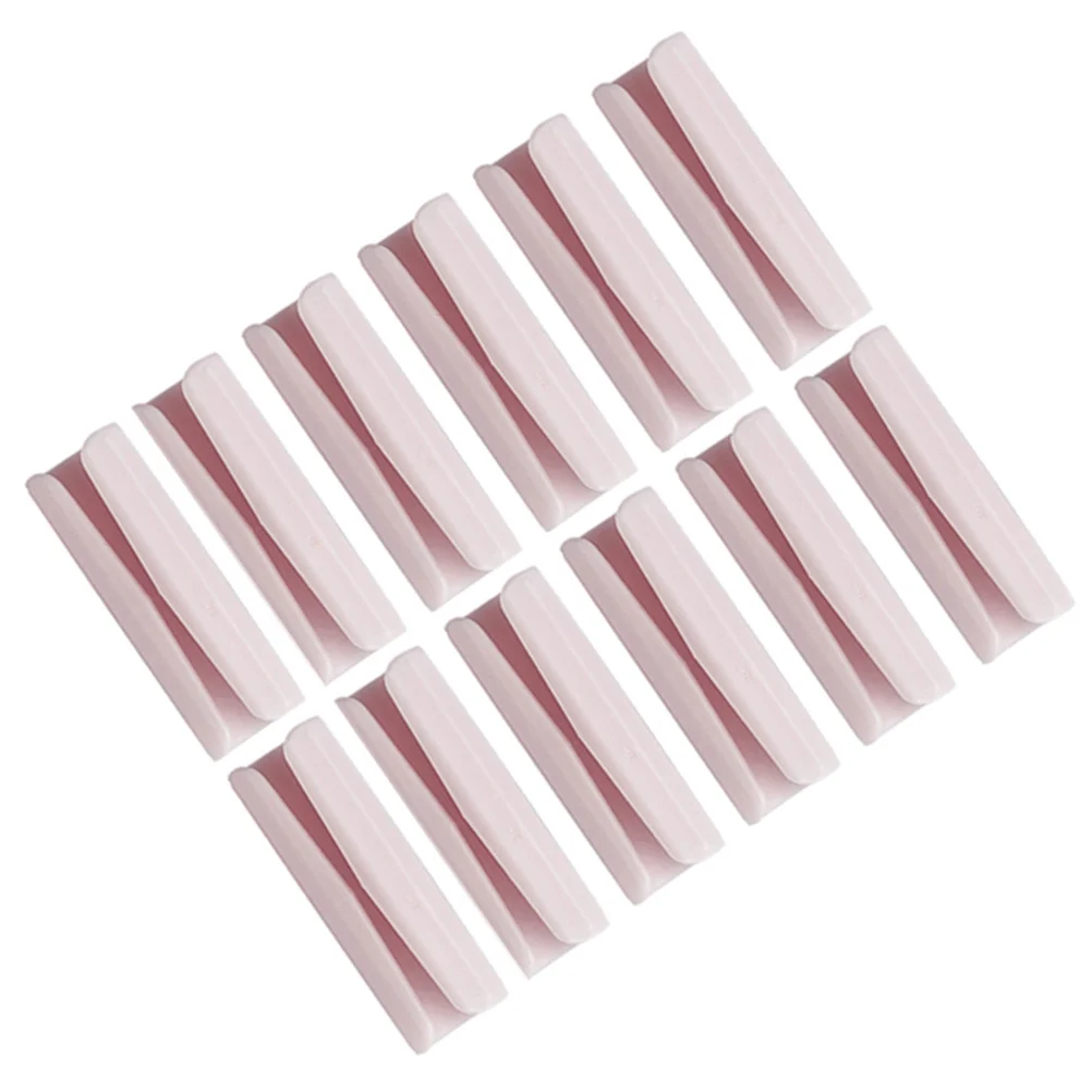 

12Pcs Bed Sheet Clip Holders Non-Slip Smooth for Various Bedding Mattress Pads Tablecloths Ironing Board Covers Pink