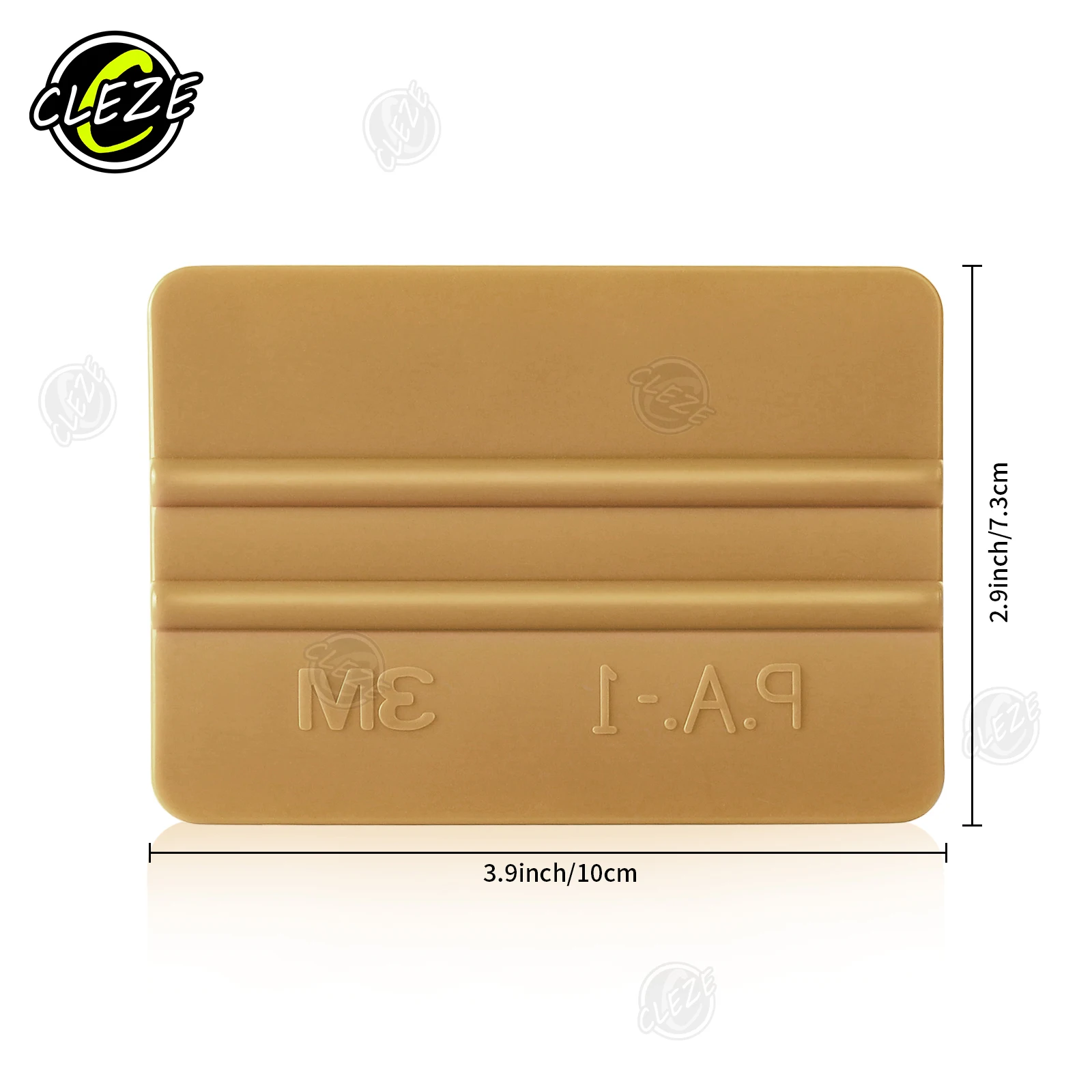 Рисунок 4 - пластиковый золотой скребок виниловая