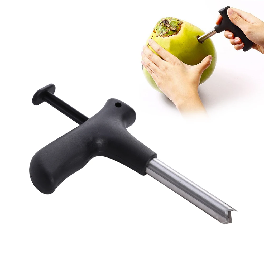 Stainless Steel Straw Hole Maker Durable Coconut Puncher Food Grade Multi-function Simple Portable Practical Kitchen Accessories