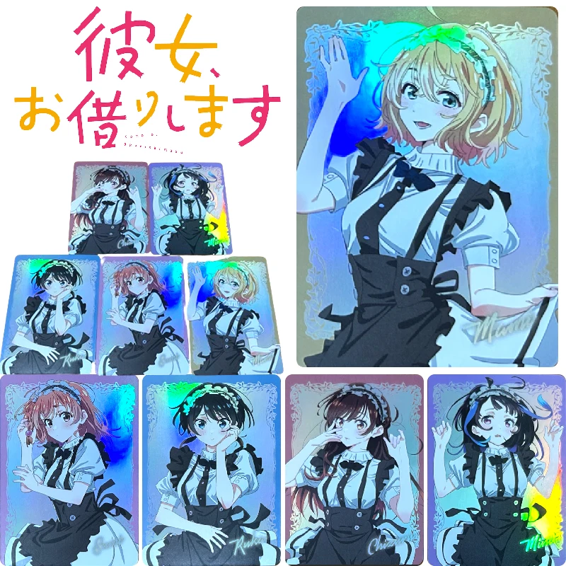 Rental Girlfriend Anime Characters Ichinose Chizuru Asami Nanami DIY Homemade Collection Card Christmas Birthday Gift Game Toys