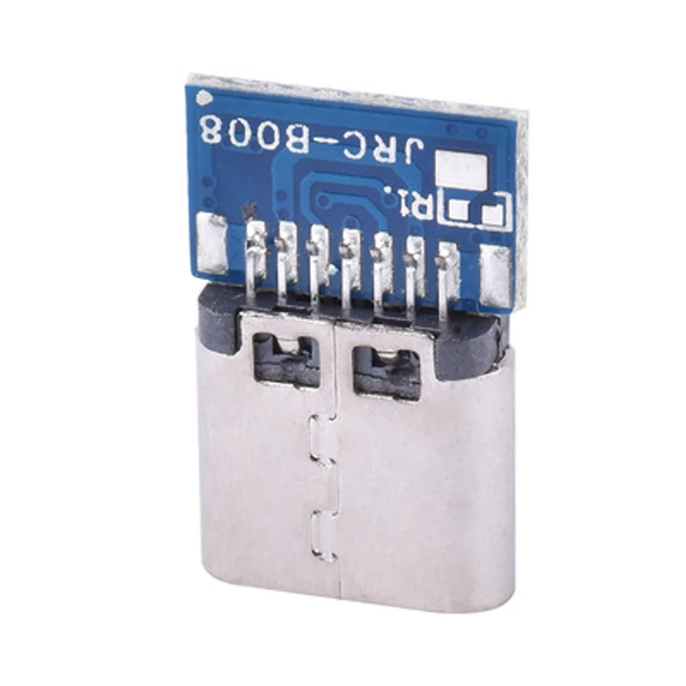 USB 3,1 Typ C Stecker 14/16-polige Buchse Buchse durch Löcher Klemmen Schweißen DIY Datenkabel Unterstützung Leiterplatte – Detail 4