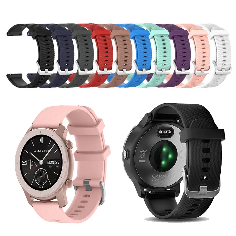 

20mm For Huami Amazfit GTR Mini Silicone wristband sports wristband