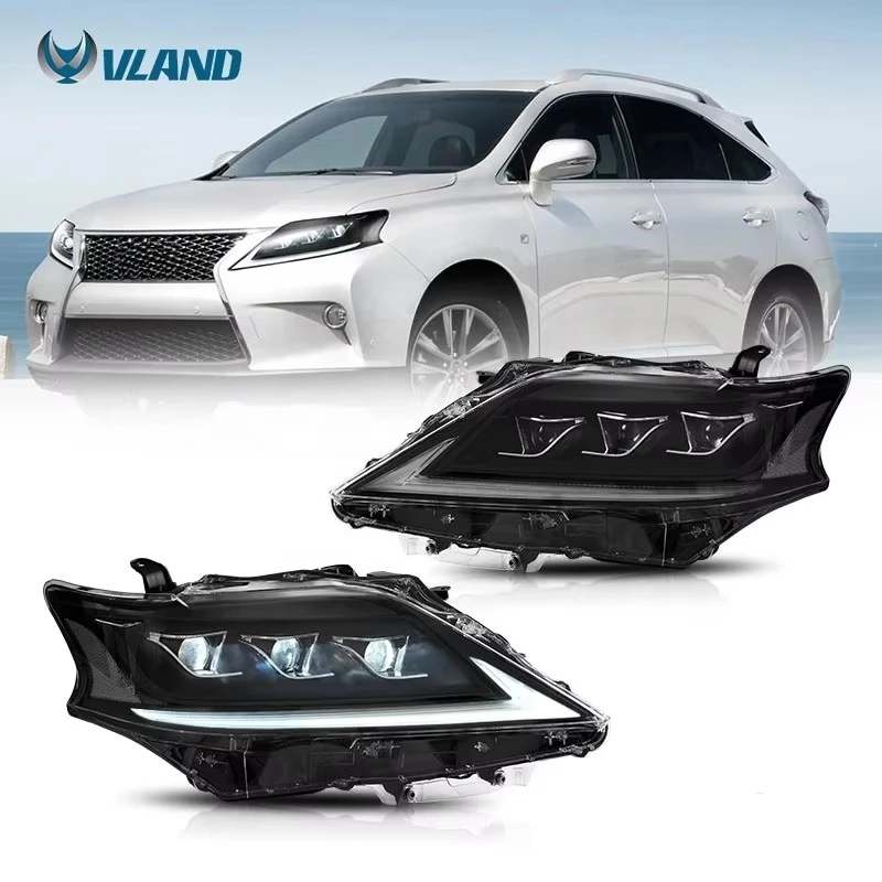 Auto LED Sequential Turn Signal Head Lamp Compatible With Lexus RX270 RX300 RX350 2012-2014 Vehicle Lighting Replacement Parts