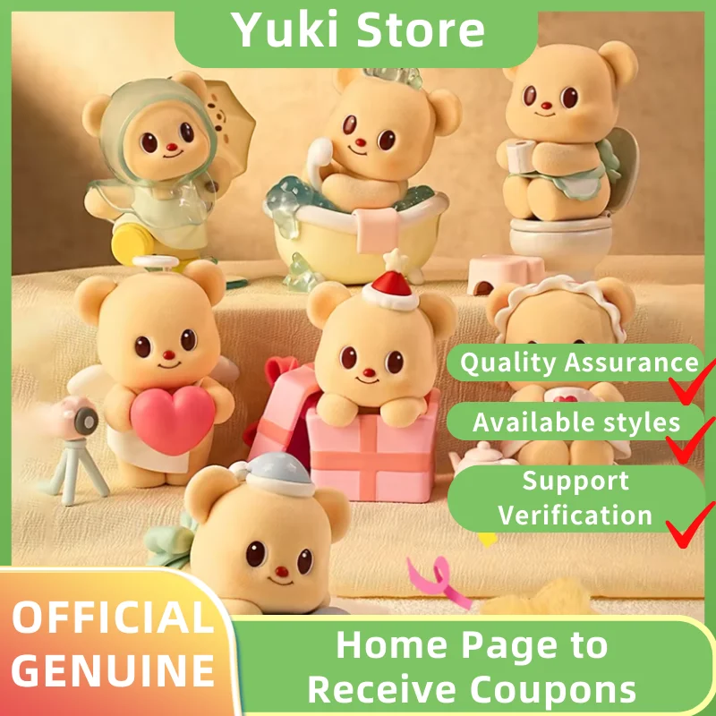 

Butter Bear Leisure Time Series Blind Box Toy Trendy Toy Butter Teddy Bear Mystery Box In Stock Cute Figurine Children'S ToyGift