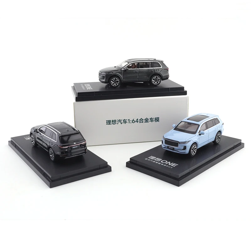 

Li Auto ONE Car Model 1:64 Original Factory New Energy Simulation Alloy Die-casting Model Kids Xmas Gift Toys for Boys