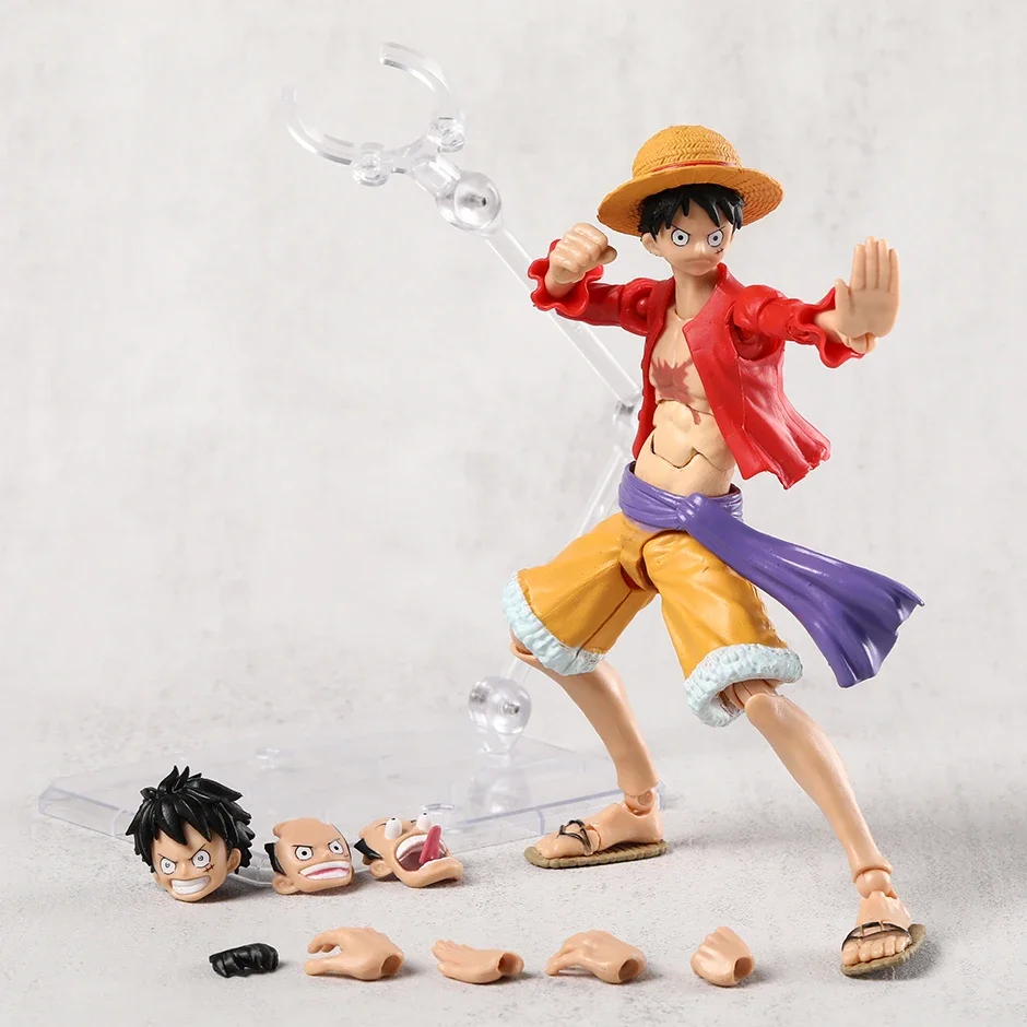 Luffy Invasion of Onigashima Anime Action Figure Toy Collection Figurine Doll