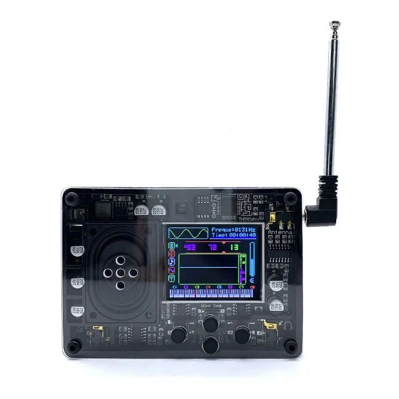 

Mini theremin music electronic creative instrument retro multi-sound creative toy OLED screen