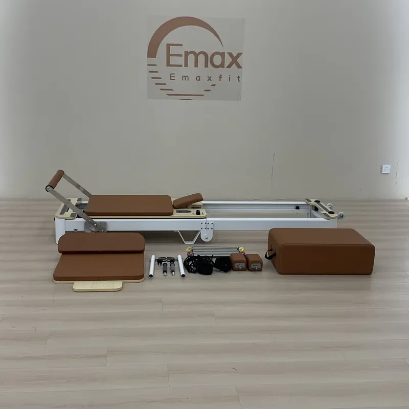 for Home Portable Aluminium Foldable Custom Studio Yoga Folding Equipment Bed for Cama De Reformador Machine Pilates
