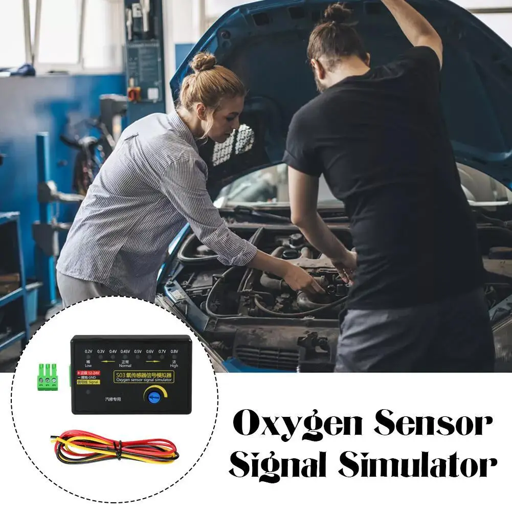 S03 Type Auto Oxygen Testing Sensor Signal Simulator Four-Wire 0.2V - 0.8V Signal Adjustable Special instrument for Auto Repair