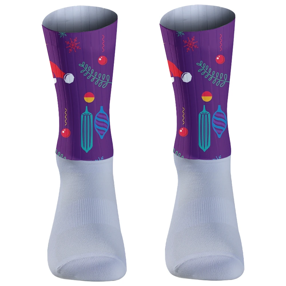 Chaussettes de compression respirantes Funky Wicking, chaussettes de sport de vélo de route, chaussettes de course et de cyclisme, meilleures chaussettes professionnelles, vente