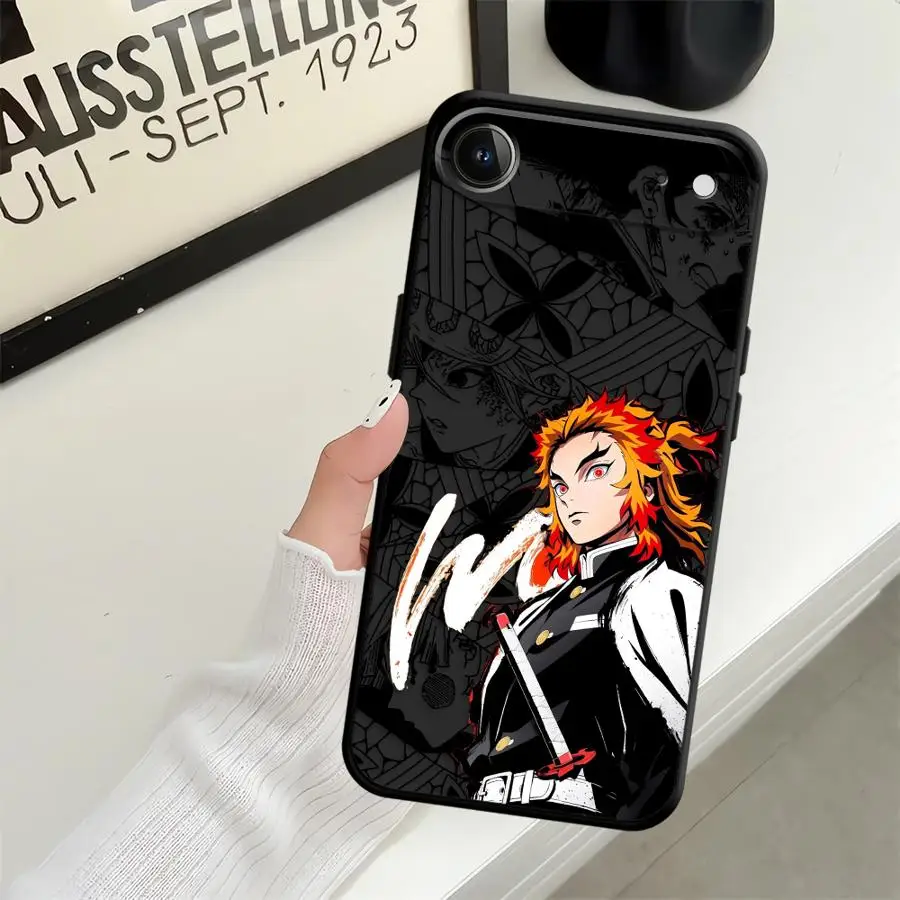 كول شيطان أنيمي القاتل لينة عودة غطاء الهاتف الحال بالنسبة آيفون 17Air 12 SE 7 8 13 Mini 14 17 16 Pro Max 15 Plus X XS XR 11 #6