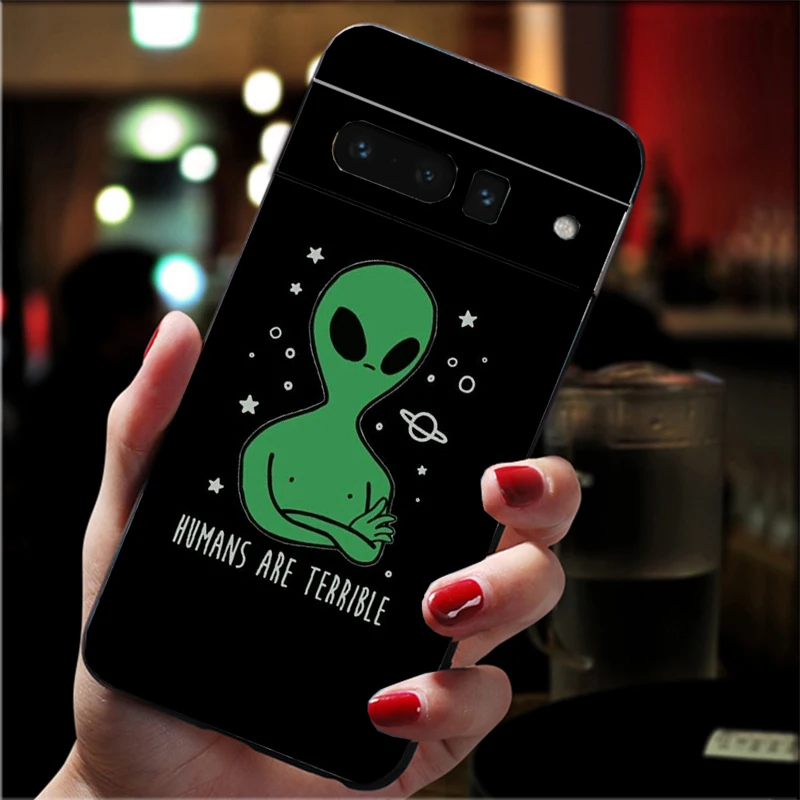 Alien Handy hülle für Google Pixel 9 Pro XL 8 7 Pro 8a 7a 7 6a 6 Pro Pixel 4 3 XL 5 6 4a