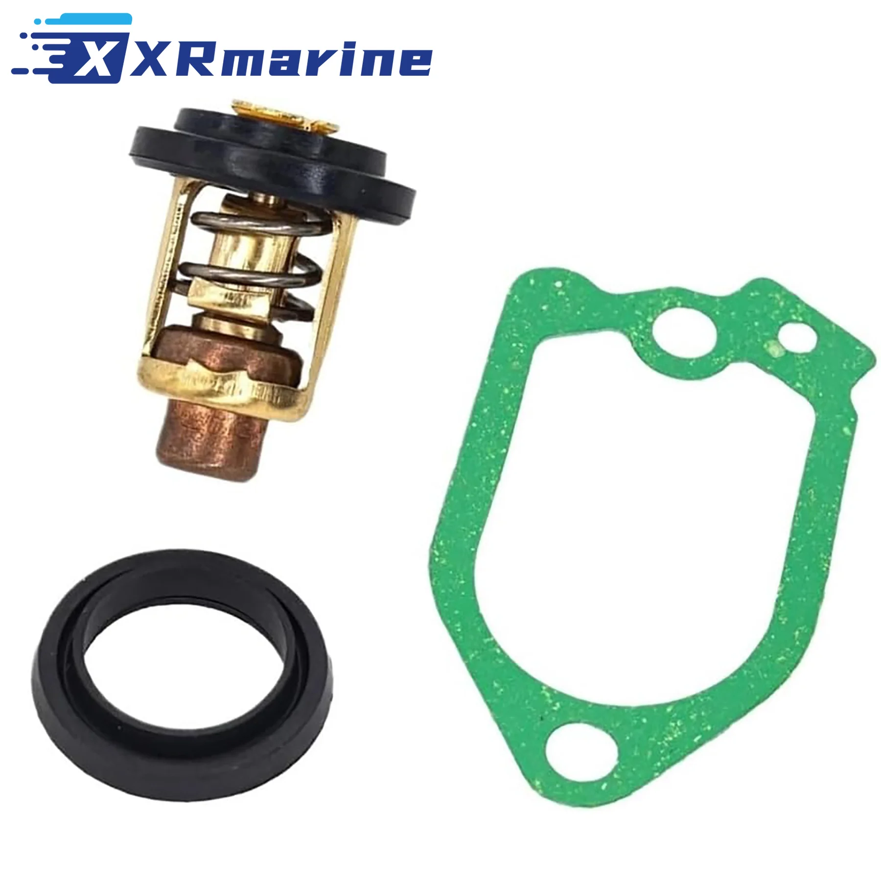 

143°F 62°C Outboard Thermostat Kit 6F5-12411-03 Fits for Yamaha 9.9E 15E C25 CV30 C40 CV55 Engines 6F5-12411-01 18-3625