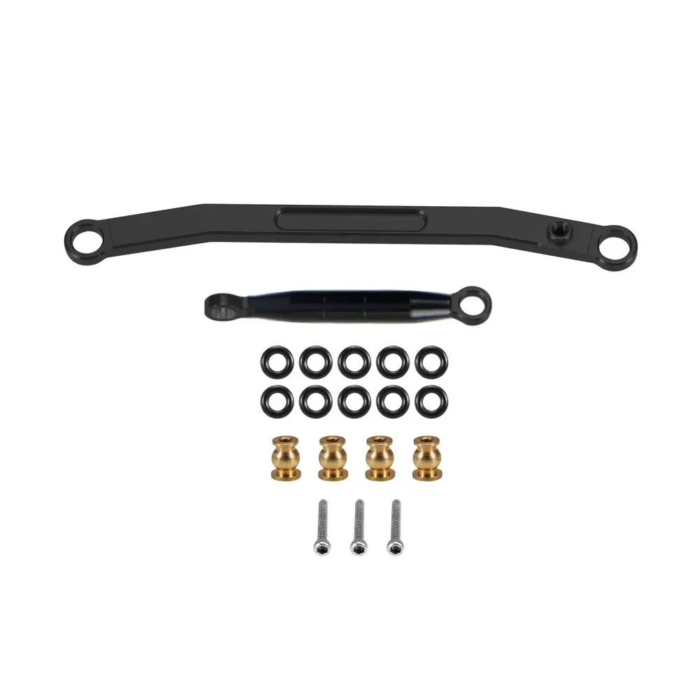 Aluminium Materiaal CNC Front Steering Linkage Rods Set voor Axiale SCX24 90081 RC Crawler Upgrade Onderdelen