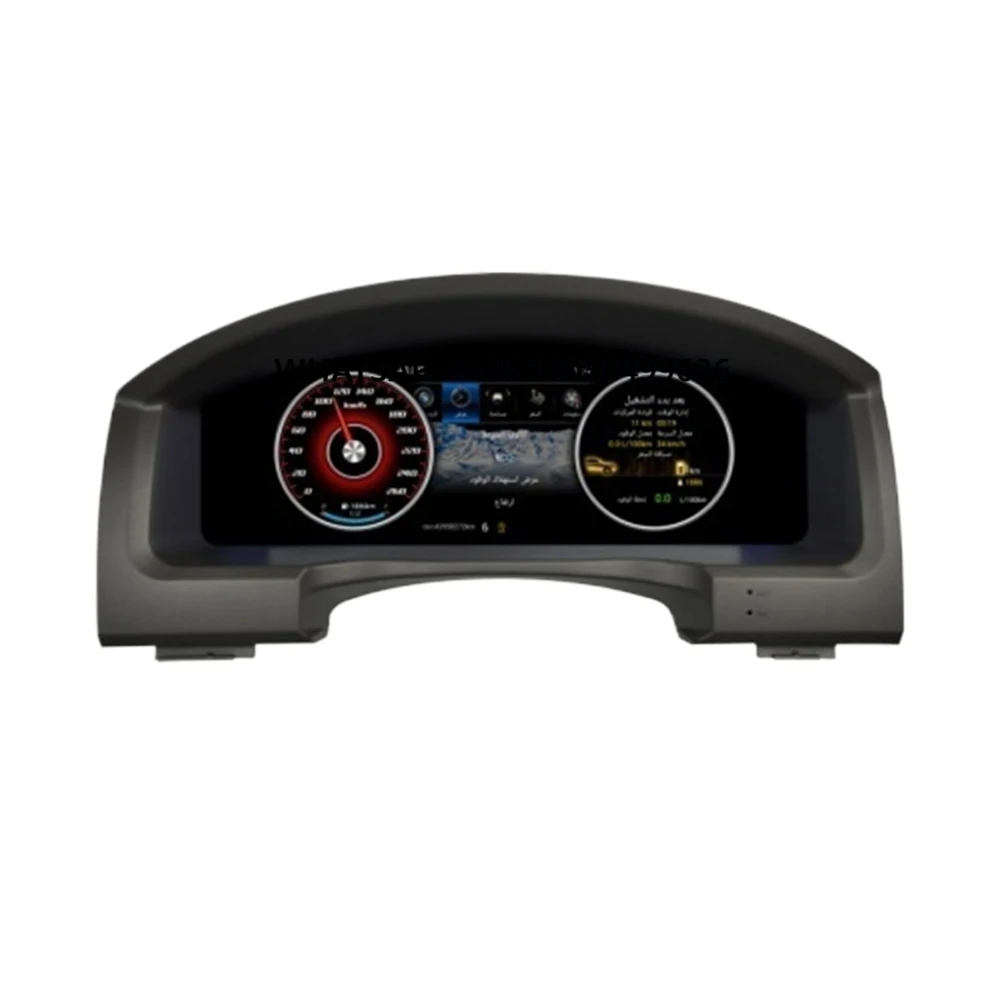 

12.3" LCD Digital Dashboard Cluster for Toyta Land Cruiser 2008-2019 Speedometer Virtual Instrument Panel Cockpit Meter Upgrade