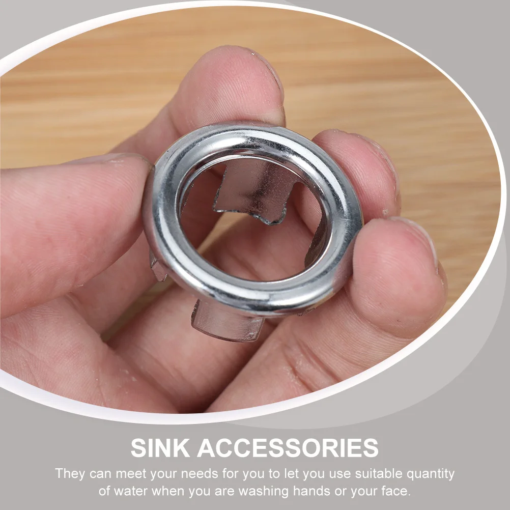بالوعة الملحقات 20 قطعة غطاء حلقة جوفاء لحوض تجاوز حافة بالوعة الحمام التوصيل المنزل البلاستيك تجاوز حلقة استبدال