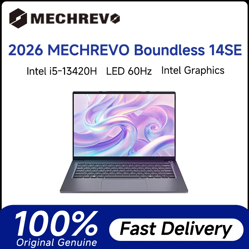 2026 MECHREVO Boundless 14SE Laptop 14 Inch 60Hz LED Screen Notebook i5-13420H 12GB 500GB Intel Graphics Netbook Laptop Computer