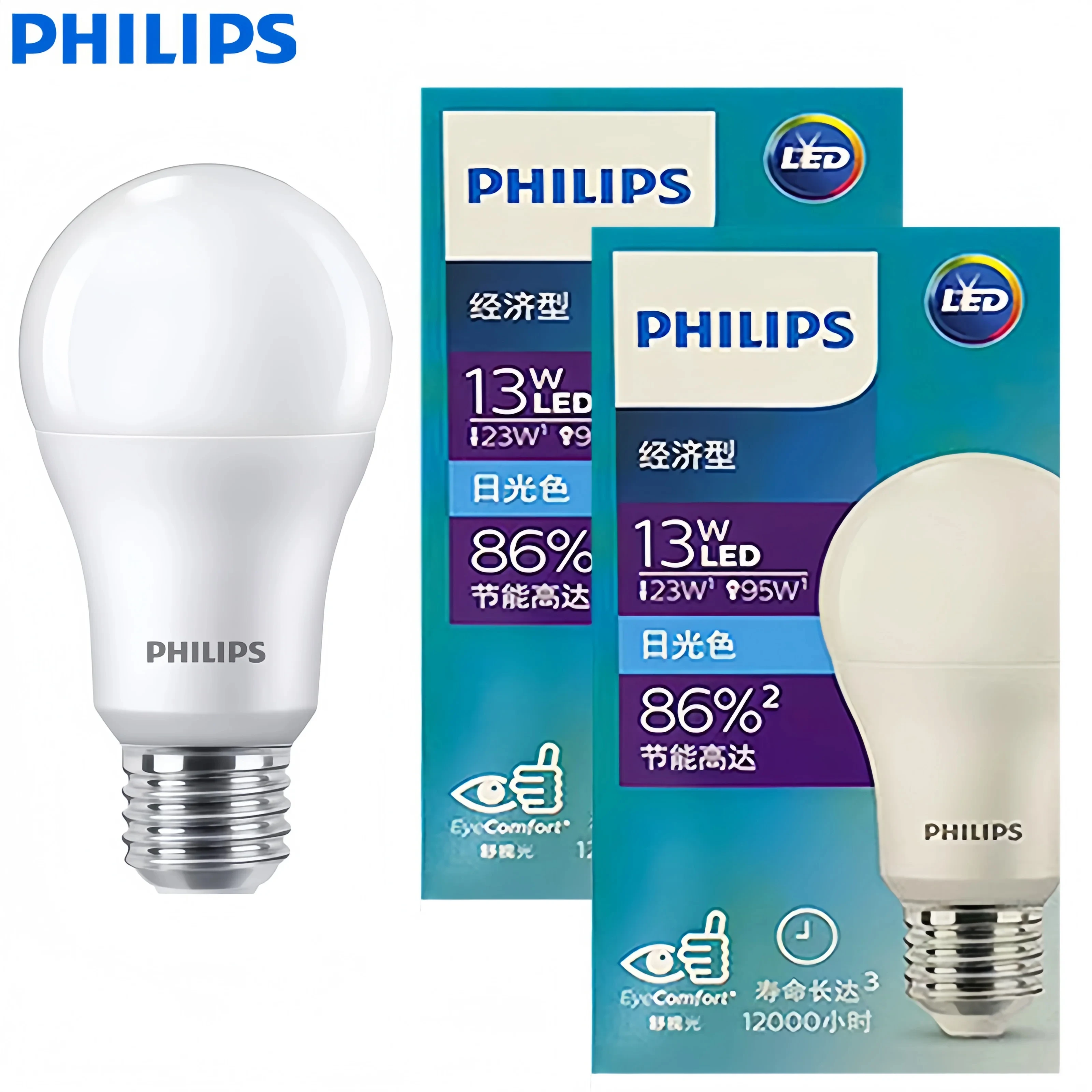 

Philips E27 13W White Light 3000K/6500k Essential LED Bulbs 220V-240V Indoor Lamps Economy Original LED
