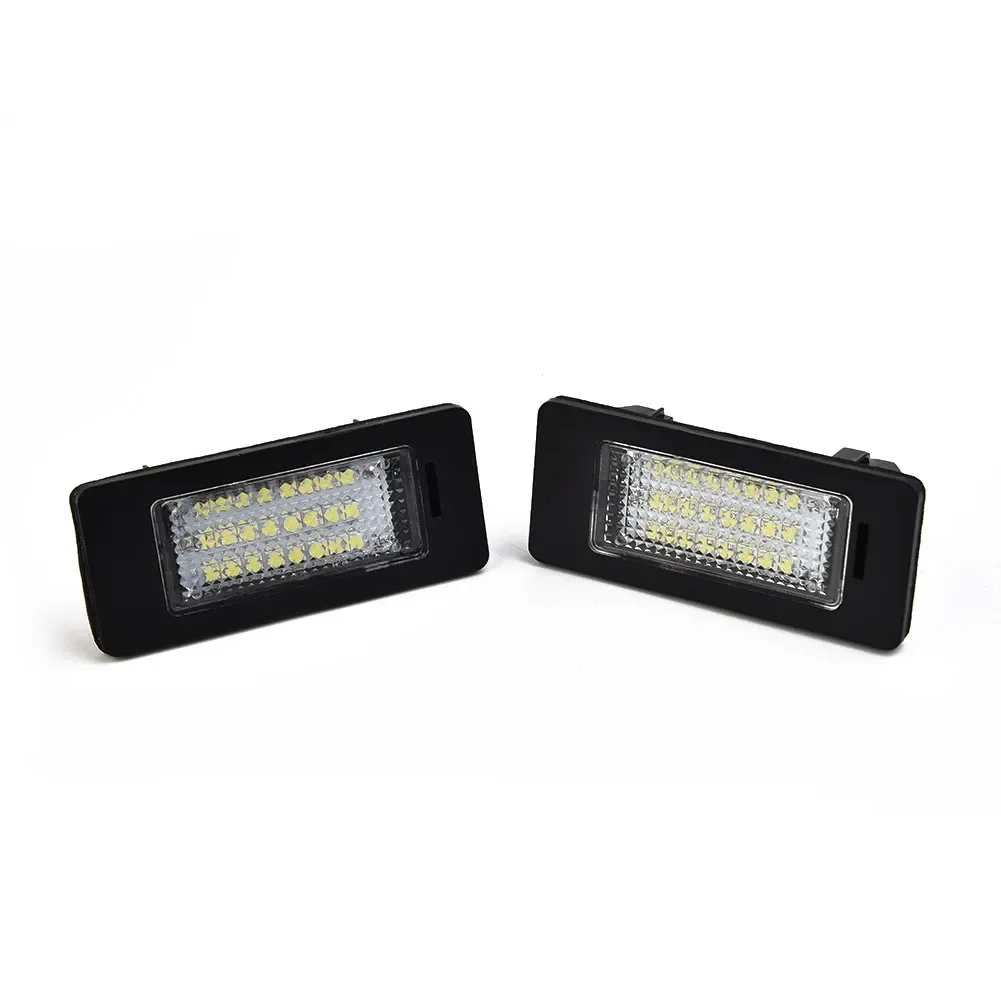 2pcs 24LED License Plate Number Lights For BMW E90 M3- E92- E71- E39- F30 E60 E91 E93 Car Products License Plate Lights