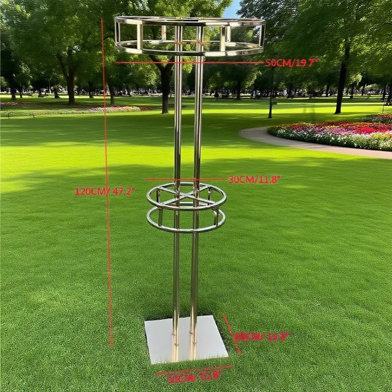 

Gold Metal Flower Rack for Bridal Wedding Centerpiece Party Home Decor Garden Wedding Stand for Events