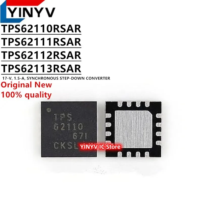 10Pcs TPS62110RSAR TPS62110 TPS62111RSAR TPS62111 TPS62112RSAR TPS62112 TPS62113RSAR TPS62113 QFN-16 Original New 100% quality