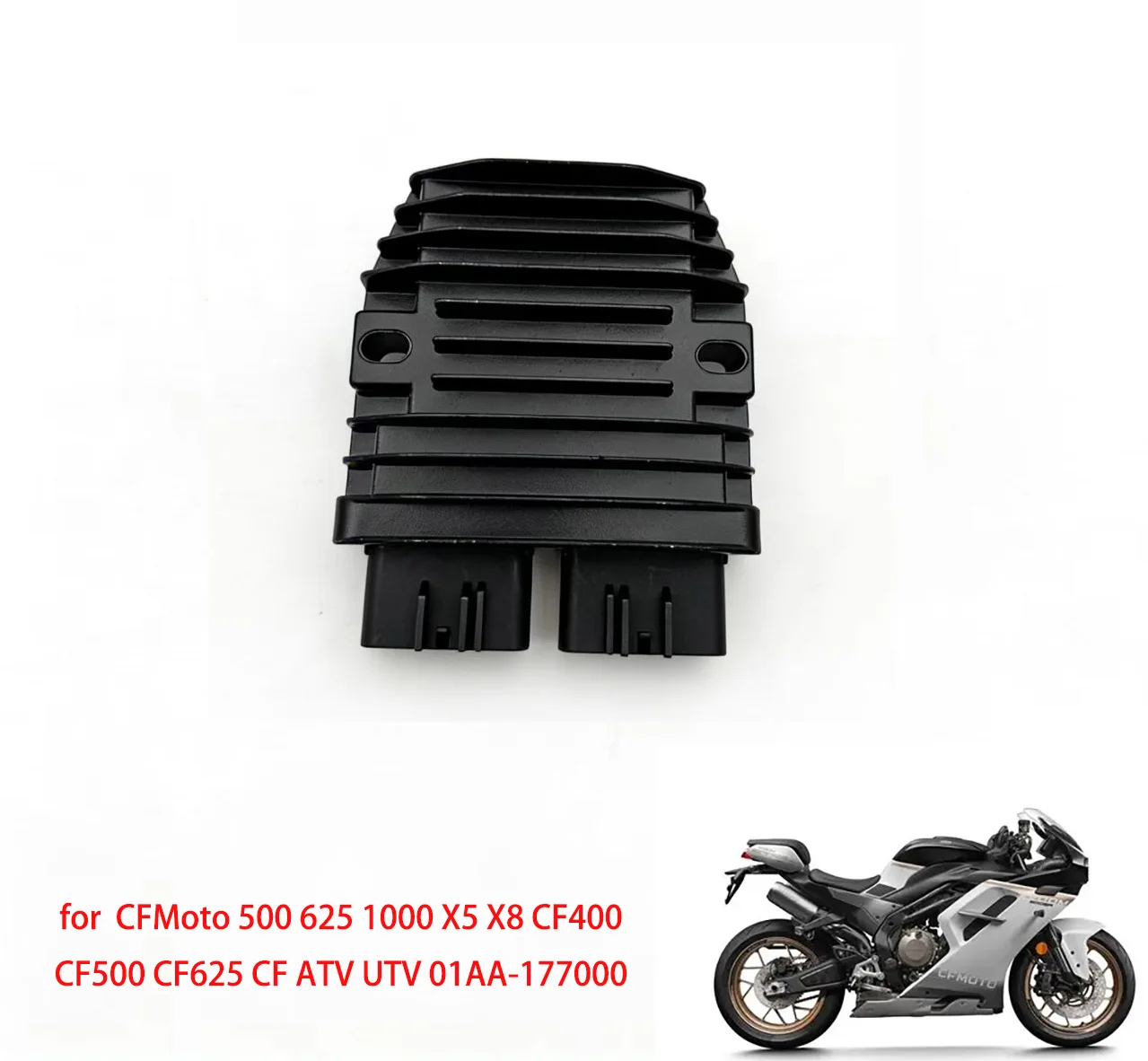 Motorcycle Voltage Regulator Rectifier Silicon Regulator Charger Suitable for Cfmoto 700 Cl-X, 650 Nk, Tk, Cfmoto 650Nk, Cf650, Adventura, Cf650