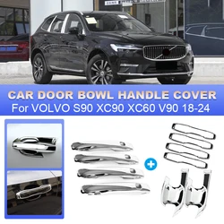 Special For Volvo XC60 S90 XC90 V90 2018-2024 Car Modified Door Handle Bowl Puller Anti-scratch Decorative Cover