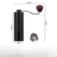 C3S/C3ESP manual coffee grinder upgraded with all metal body and anti slip design portable grinder S2C internal burrs