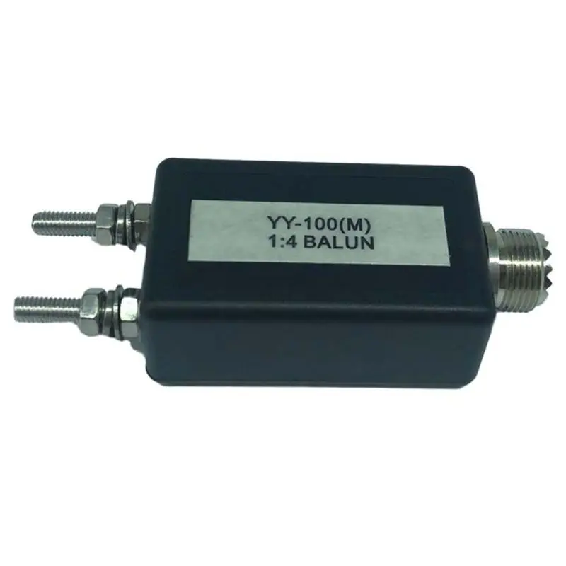 100W 1:4 HF Shortwave Antenna Balun QRP Mini Baluns for M Type Interface HF Frequency