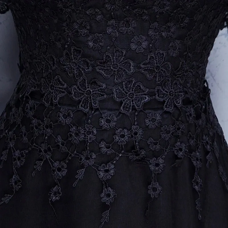 Banquet Luxury Evening Dress 2025 New Fashion Black Elegant Long Slimming Graduation Party Dress For Female Korean