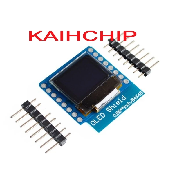 0,66-дюймовый OLED-светодиодный ЖК-дисплей, совместимый с WEMOS D1 MINI ESP32 64X48, дисплей 0,66 дюйма, oled-модуль 0,66 дюйма IIC I2C 0,66-дюймовый OLED-светодиодный ЖК-дисплей, совместимый с WEMOS D1 MINI ESP32 64X48, дисплей 0,66 дюйма, oled-модуль 0,66 дюйма IIC I2C