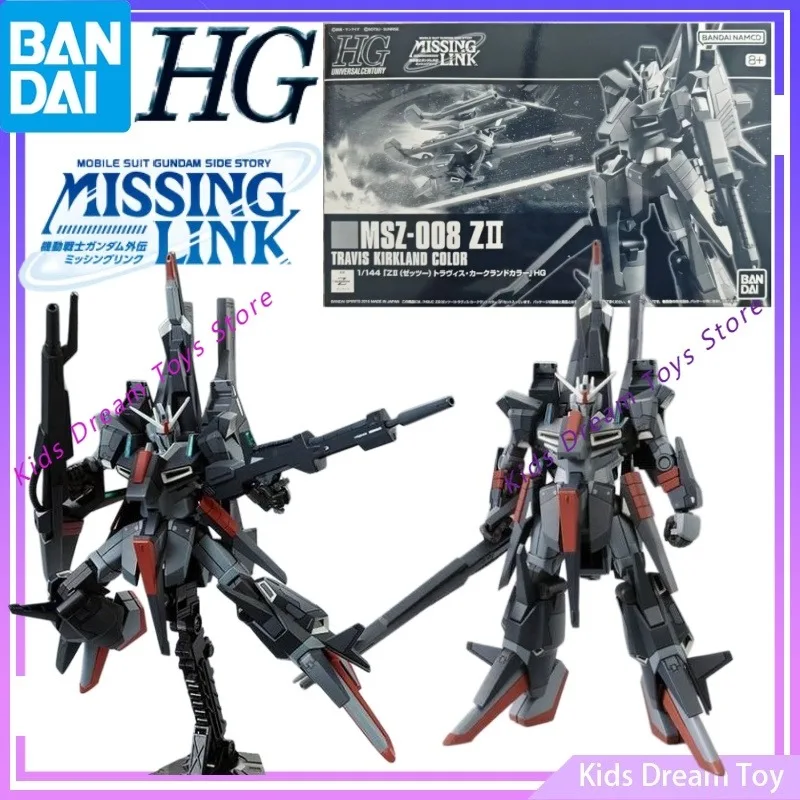 assembly-bandai-genuine-in-stock-original-hg-gundam-anime-msz-008-zⅡ-travis-kirkland-color-action-figures-toys-collectible-model
