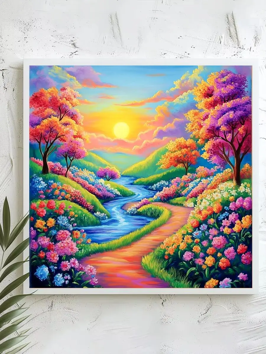 1 Stück 40x40 cm/15,74 Zoll, 11Ct/14Ct Kreuzstich-Set, DIY-Valentinstagsgeschenk, Stickerei-Set für Festivals, Porträts – Detail 1