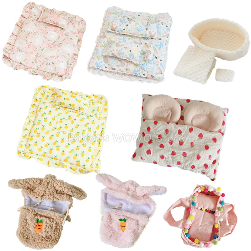 

Прекрасный спальный мешок-одеяло для кукол-идолов 20 см / кукол-младенцев Мелчан 25 см, сумка для переноски, мягкий чехол-одеяло для кукольного домика