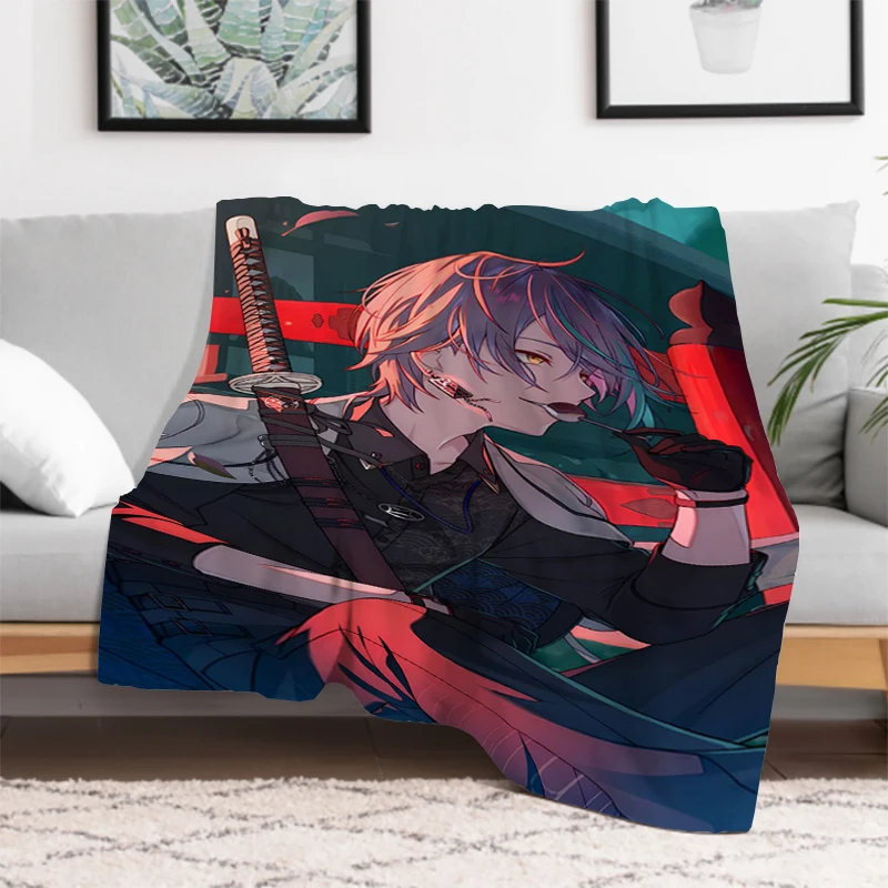 

Kamishiro Rui Project Sekai Blanket 4 Season Soft Fluffy Throw Kids Adult Quilt Sofa Bed Throw Blanket Outdoor Travel Camping