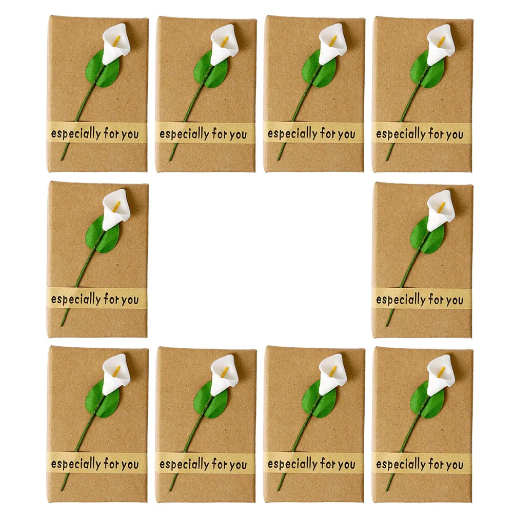 10Pcs Vintage Jewelry Packaging Boxes PU Paper Small Necklace Earring Holder Gift Storage Necklace Box Small Box for Proposal